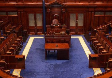 Dáil chamber, Leinster House, Kildare Street, Dublin Ireland. - Tommy Kavanagh.