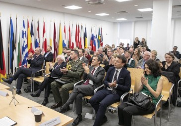 Some of the audience at the seminar at Europe House