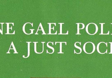 Front cover of ‘Fine Gael policy for a Just Society: Education’ (1966)