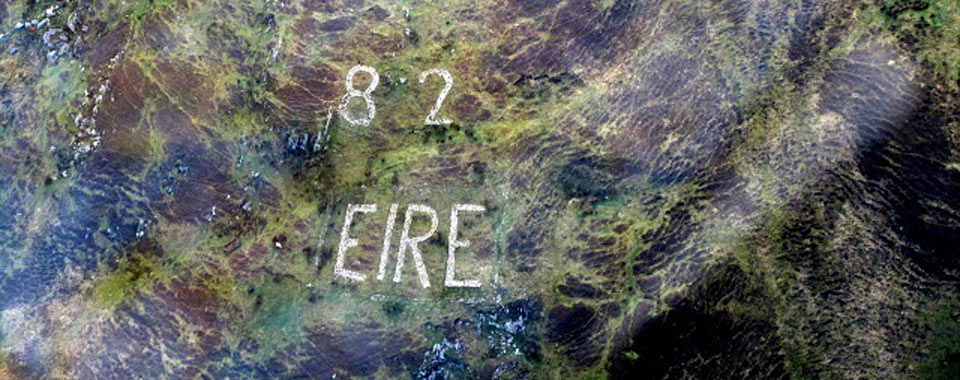 Irish neutrality Éire sign