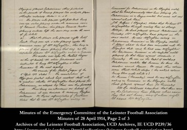 Documents of the Month - UCD Archives