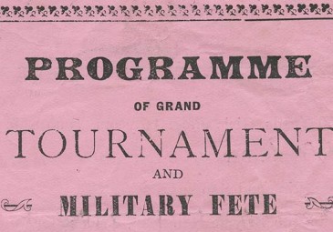 Programme of Grand Tournament and Military Fete, Castlebar, 12 July 1914