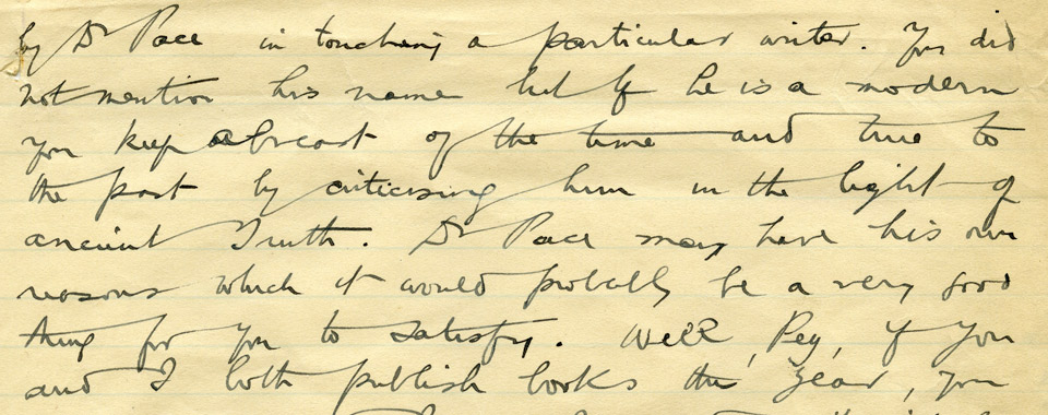 Terence MacSwiney letter