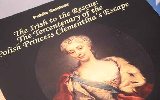 Detail from programme of The Irish to the Rescue: the Tercentenary of the Polish Princess Clementina's Escape.